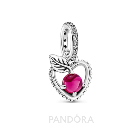 Silver Leaf Charm