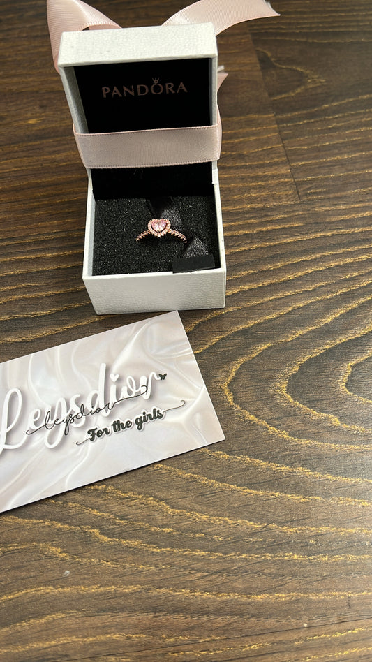Rose Gold Pink Ring