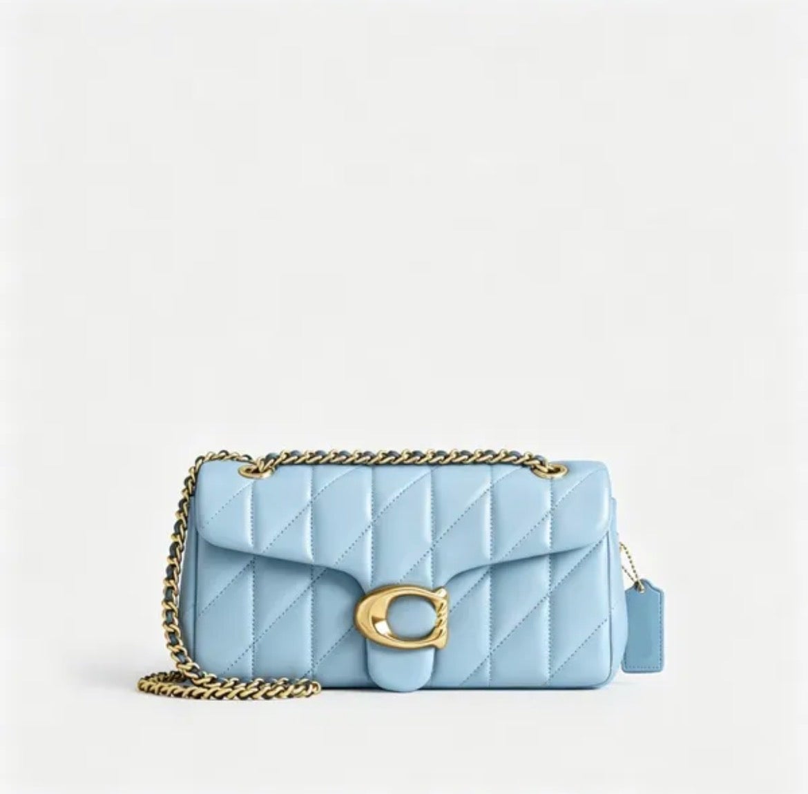 Blue Coach Shoulder Bag