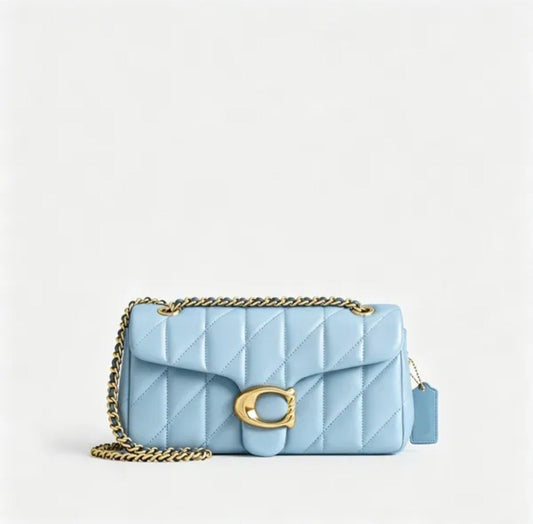 Blue Coach Shoulder Bag