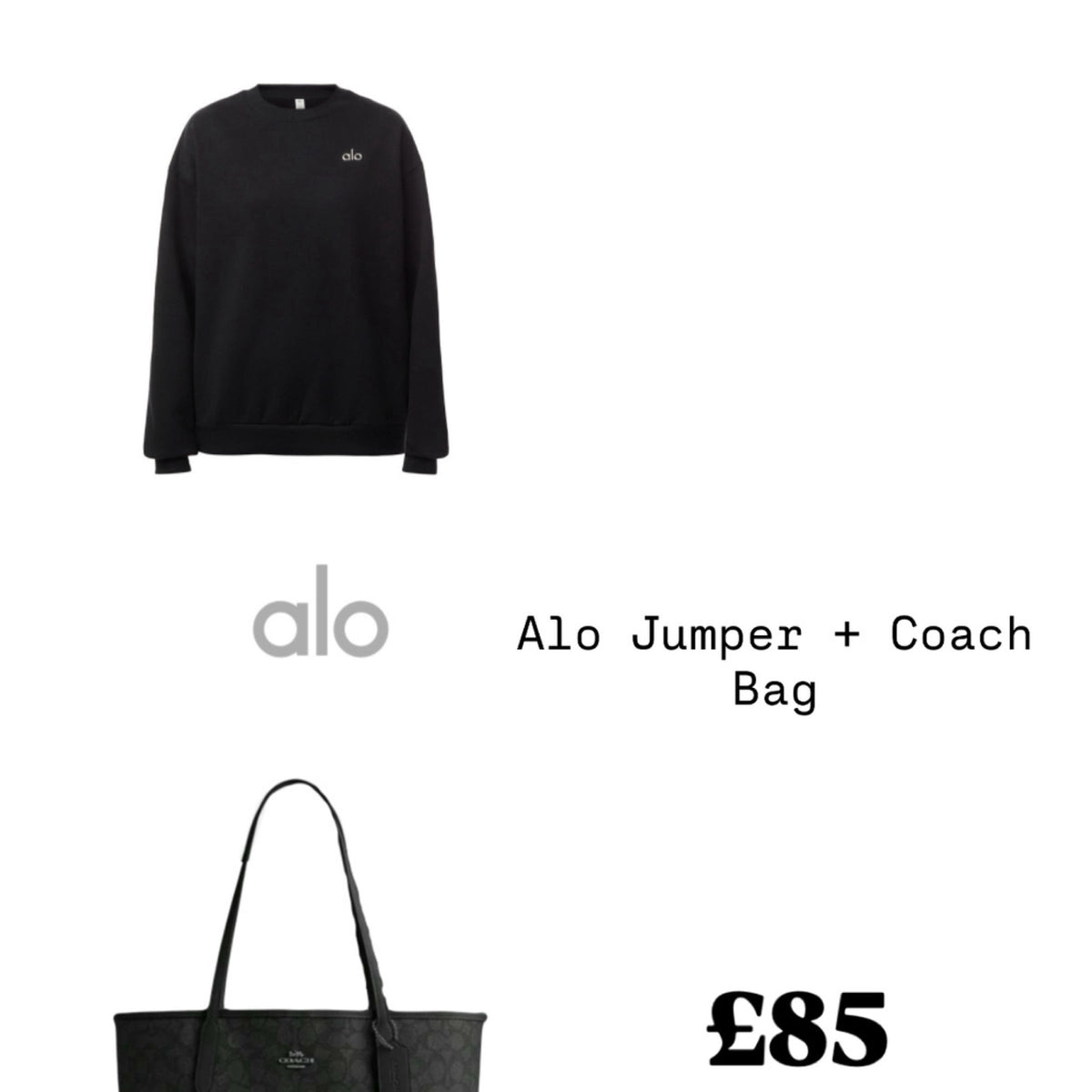Alo Jumper + Coach Bundle