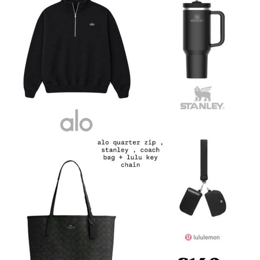 Alo + Stanley + Bag + Keychain Bundle