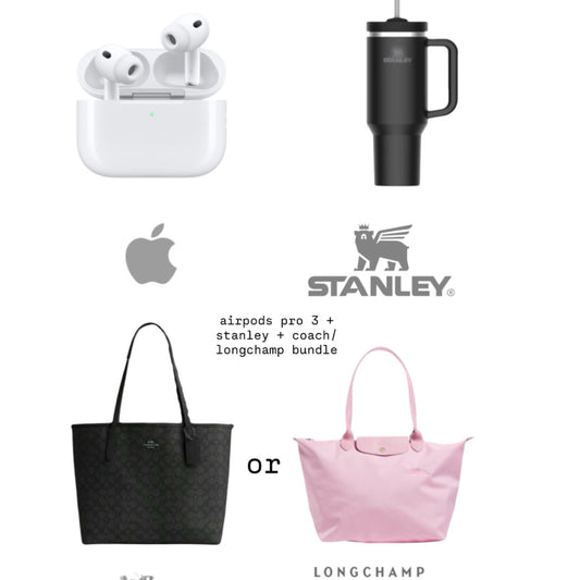Airpods + Stanley + Bag Bundle