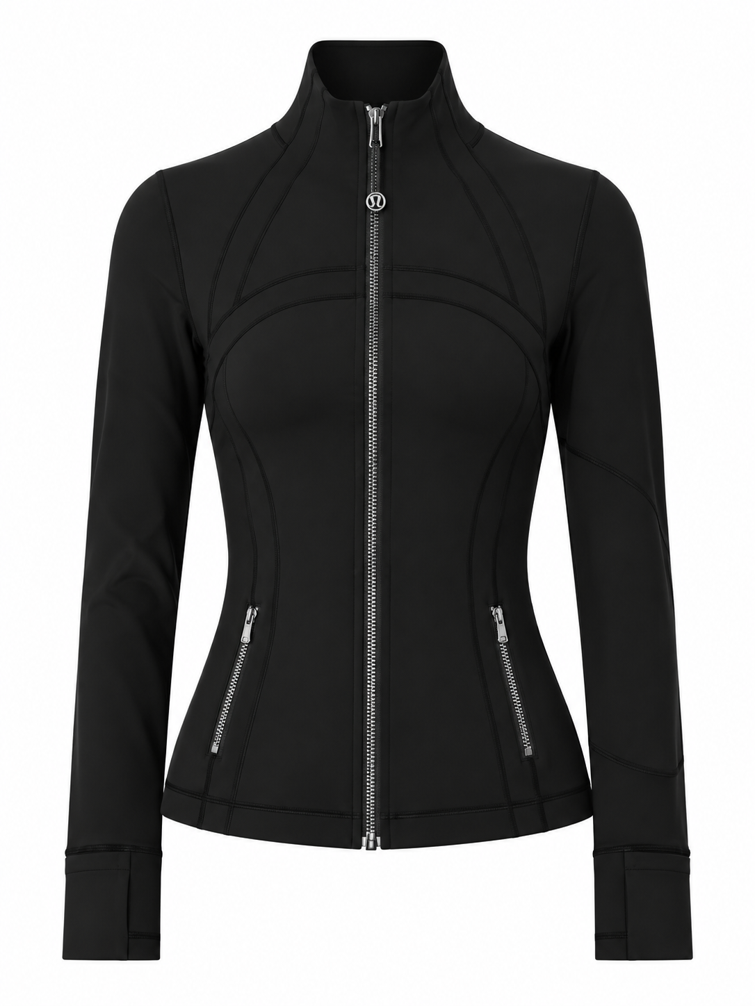 Black Silver Zip Lulu (Full Length)